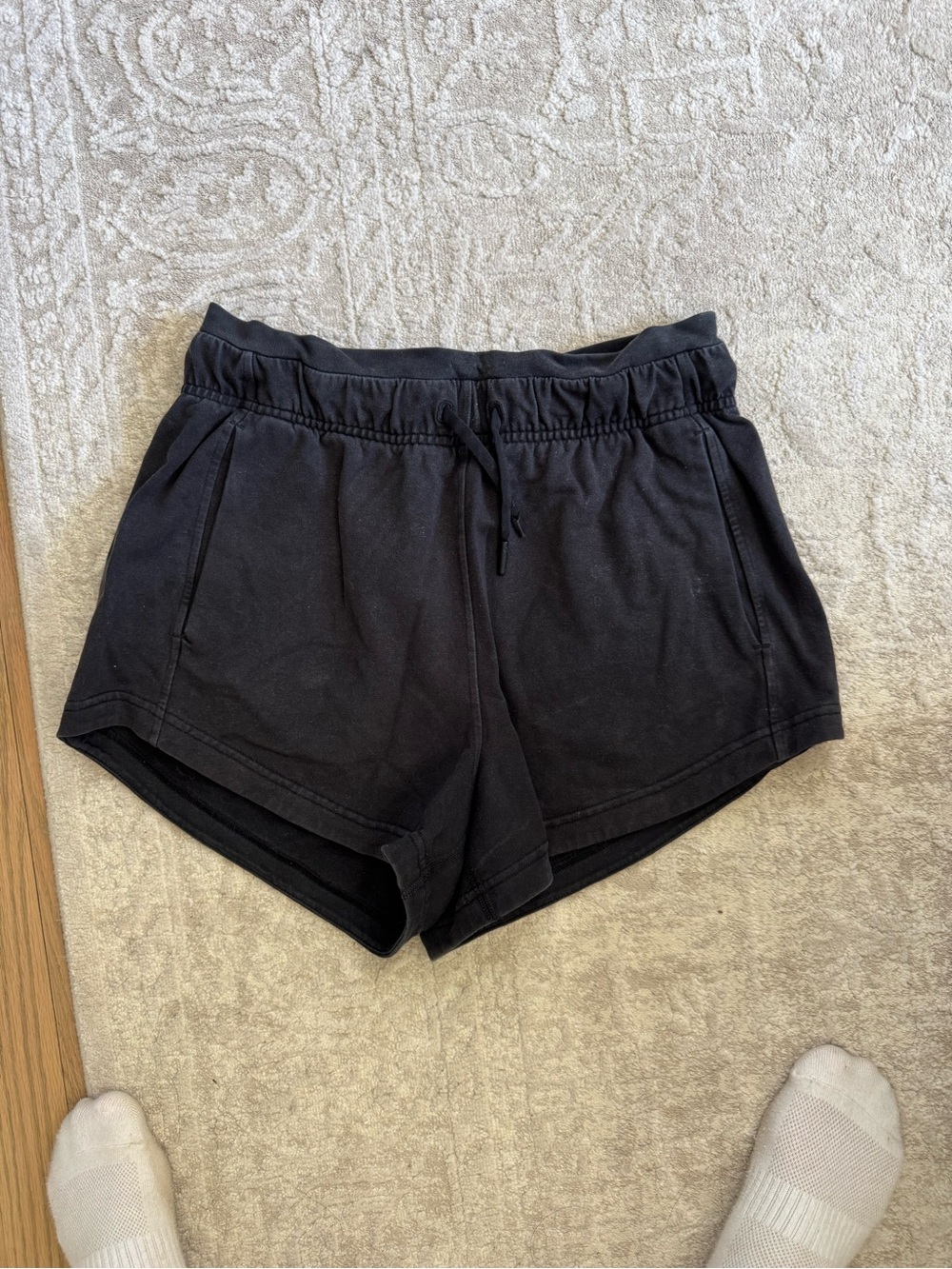 lululemon athletica Black Women's Athletic Drawstring Shorts